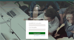 Desktop Screenshot of blackboard.libertadores.edu.co